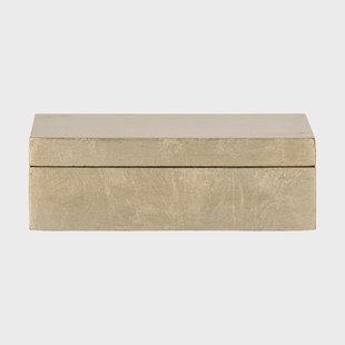 Bloomingville Nenon kom met deksel Goud, 15,5x11 cm