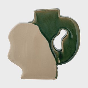 Bloomingville River vaas Green, 20,5x20 cm