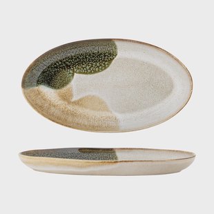 Bloomingville Jules serveerschaal Green, 33,5x18,5 cm