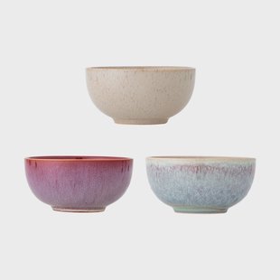 Bloomingville Addison kom Ø16 cm 3-delig Roos