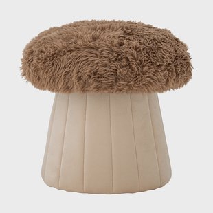 Bloomingville Bertil zitpoef Ø37 cm Spons, bruin