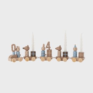 Bloomingville Junaid verjaardagstrein Bruin-beige