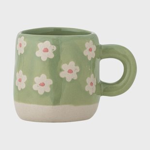 Bloomingville Millie kop 11 cl Groen, bloemen