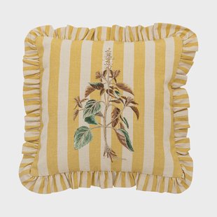 Bloomingville Camila kussen Yellow, 35x35 cm