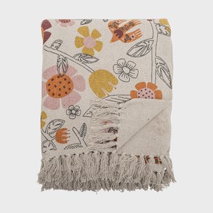 Bloomingville Vivielle plaid Multicolor, 160x130 cm