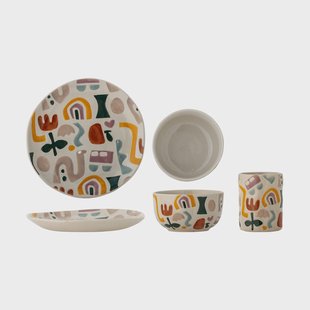 Bloomingville Filur serviesset Multi, 3-delig