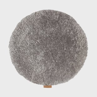 Shepherd of Sweden Jill stoelkussen gewatteerd Graniet (grijs), Ø36 cm
