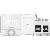 Bosch Slimme Radiatorknoppen Duo Pack + Slimme Kamerthermostaat + Smart Home Controller