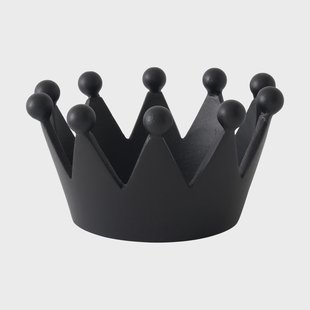 Tom Dixon Cast Iron Crown kandelaar Ø14x8,2 cm