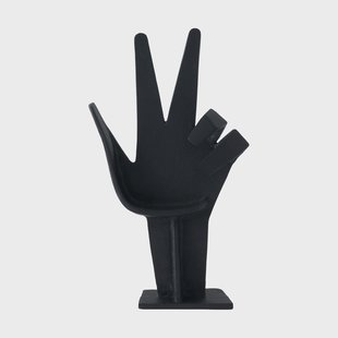 Tom Dixon Cast Iron hand Black, 29,8x6,5 cm