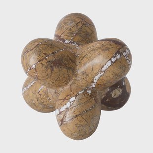 Tom Dixon Jack decoratieobject Forest brown marble, 10x8,5 cm