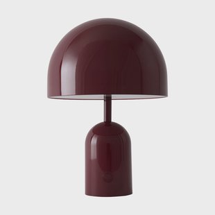 Tom Dixon Bell draagbare LED tafellamp 28 cm v.2 Burgundy