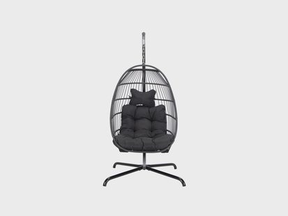 HOME DELUXE Hangstoel LOMA (1-zits, Zwart)