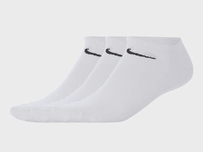 NIKE 3 Paar sportsokken, laag (wit, 35-38)