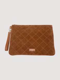 Leren clutch Clay