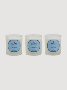 Handgemaakte geurkaarsen Vintage Aromatherapy (hyacint, groene bloemen &amp; witte muskus), 3-delig