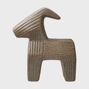 DBKD Bruse kerstbok Beige, klein 14,5 cm