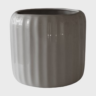 DBKD Ease bloempot Glanzend mole, Ø20x18 cm