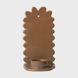 DBKD Flowery wandkandelaar Glanzend nougat