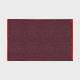 Mette Ditmer Soft badmat 50x80 cm Rood-Grijs (rood-grijs)