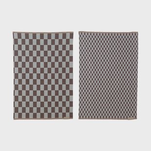 Mette Ditmer Mini-Max keukendoek 2-pack Bruin (bruin), 50x70 cm