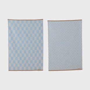 Mette Ditmer Mini-Max keukendoek 2-pack Blauw (blauw), 50x70 cm