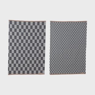 Mette Ditmer Mini-Max keukendoek 2-pack Grijs (grijs), 50x70 cm