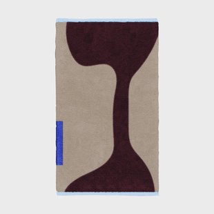 Mette Ditmer Figura vloerkleed Rood-Beige, 50x80 cm