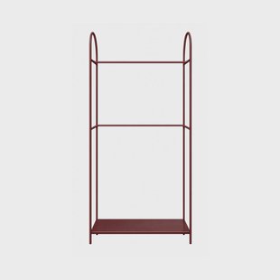 Mette Ditmer Arch kledingrek Rood, 39x92x186 cm