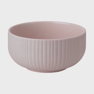 Knabstrup Keramik Verda schaal Soft rose, Ø13 cm