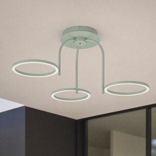 Sylvara LED buiten plafondlamp, 3-lamps, CCT, IP44 - Lucande - Designer - Metaal - Meerdere lampen