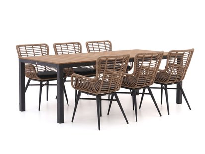 + 10% kassakorting | Intenso Asti/Fidenza 220cm dining tuinset 7-delig - Laagste prijsgarantie!