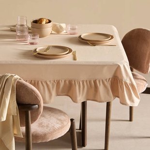 NOUS Living katoenen tafelkleed 150x250 cm - beige