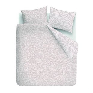 Riviera Maison katoenen grafische lits-jumeaux dekbedovertrek 240x220 cm - zand