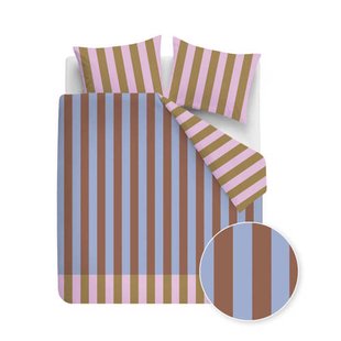 Beddinghouse Dutch Design katoen-satijnen grafische lits-jumeaux dekbedovertrek 240x220 cm - multi