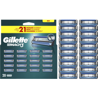 Gillette Mach3 Navulmesjes (20 stuks)