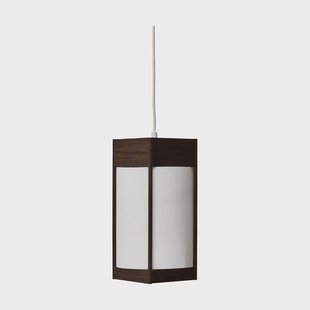 Form & Refine Andon hanglamp Donkerbruin essen, medium