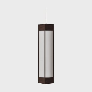 Form & Refine Andon hanglamp Donkerbruin essen, long