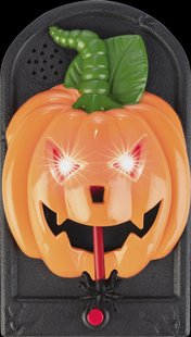 Halloween deurbel, met geluid (Pompoen)