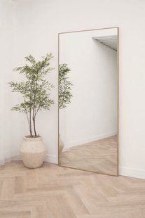 Rechthoekige spiegel Eikenhout 215×110 cm