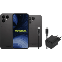 Fairphone 6+ 256GB Zwart 5G + Compleet Accessoirepakket