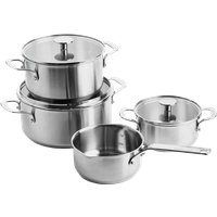 KitchenAid rvs Pannenset 4-delig