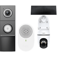 TP-Link Tapo C610 Solar Kit + D235 Smart Battery & Wired Doorbell