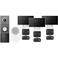 TP-Link Tapo C645D Solar Kit 3-Pack + D235 Smart Battery & Wired Doorbell