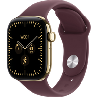 Apple Watch Series 12 Cellular 42mm Goud Sportband S/M