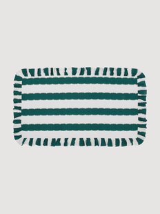 Handgemaakte placemat Ruffle