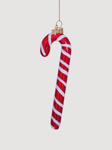 Mondgeblazen kerstornament Candy Cane
