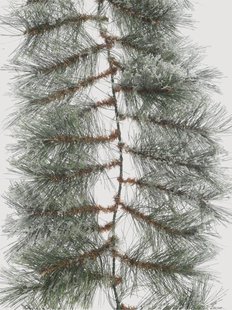 Kerstslinger Frosted, L 260 cm