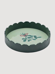 Handgemaakt dienblad Mistletoe