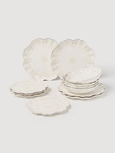 Kerstserviesset Lumos, 4 personen, 12-delig